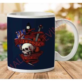 Bored Sherlock 221b Baker Street Baskılı Kupa