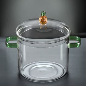 Borglas Ananas Serie Cam 16 cm Derin Tencere