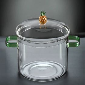 Borglas Ananas Serie Cam 16 cm Derin Tencere