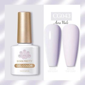 Born Pretty 55845 10 ml Silky White Serisi No:CG043 Kalıcı Oje