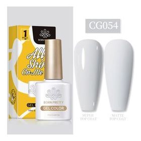 Born Pretty 55845 10 ml Silky White Serisi No:CG054 Kalıcı Oje