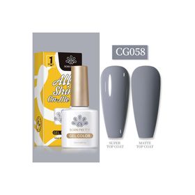 Born Pretty 55845 10 ml Silky White Serisi No:CG058 Kalıcı Oje
