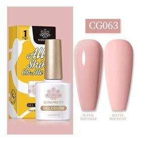 Born Pretty 55845 10 ml Silky White Serisi No:CG063 Kalıcı Oje