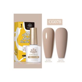 Born Pretty 55845 10 ml Silky White Serisi No:CG078 Kalıcı Oje