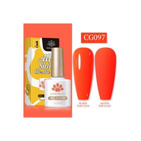 Born Pretty 55845 10 ml Silky White Serisi No:CG097 Kalıcı Oje