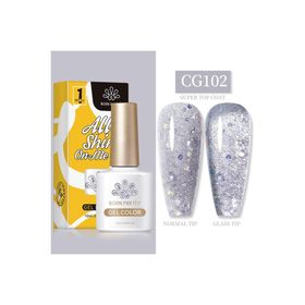 Born Pretty 55845 10 ml Silky White Serisi No:CG102 Kalıcı Oje