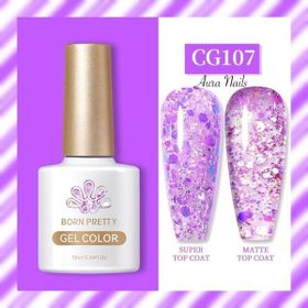 Born Pretty 55845 10 ml Silky White Serisi No:CG107 Kalıcı Oje