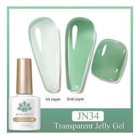 Born Pretty JN34 56347 10 ml Jelly Nude Seri Kalıcı Oje