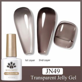 Born Pretty JN49 56347 10 ml Jelly Nude Seri Kalıcı Oje