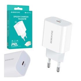 Borofone BA-38A PD20W Type-C Hızlı Şarj Adaptör Başlığı