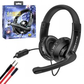 Borofone BO102 PC Amusement Siyah Oyuncu Kulaklık