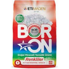 Boron Doğal Renkliler 4 kg Toz Çamaşır Deterjanı