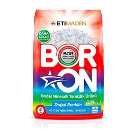 Boron Renkliler için 4 kg Toz Çamaşır Deterjanı