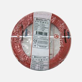 Borsan 50 mt 2.5 mm Kırmızı Nyaf Çok Telli Halojen Free Kablo