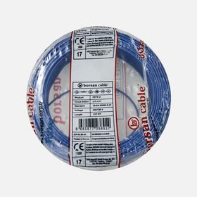 Borsan H07V-K 100 mt 2.5 mm Mavi Nyaf Çok Telli Kablo