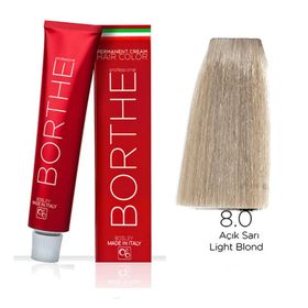 Borthe Açık Sarı 8.0 60 ml Saç Boyası