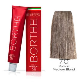 Borthe Kumral 60 ml Tüp Medium Blond 7.0 Saç Boyası
