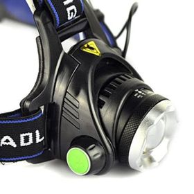 Boruit 2000Lm Xm-L T6 2000 Lumens 3 Modlu Led Kafa Feneri