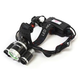 Boruit T6 5000 Lm 3xcree Xml-t6+2r5 Led Kafa Feneri