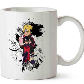 Boruto E Sarada Baskılı Kupa