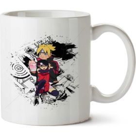 Boruto E Sarada Baskılı Kupa