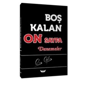 Boş Kalan On Sayfa Denemeler - Erez Eğilmez