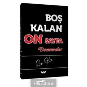 Boş Kalan On Sayfa Denemeler - Erez Eğilmez