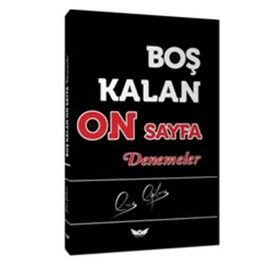 Boş Kalan On Sayfa Denemeler - Erez Eğilmez
