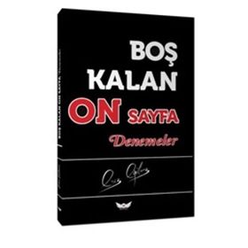 Boş Kalan On Sayfa Denemeler - Erez Eğilmez