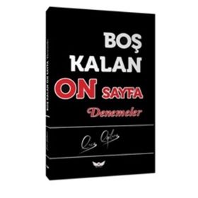 Boş Kalan On Sayfa Denemeler - Erez Eğilmez