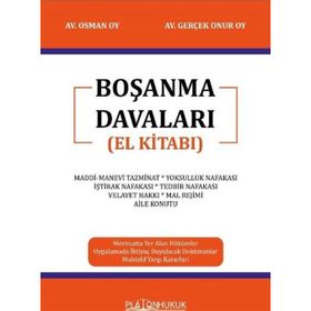 Boşanma Davaları El Kitabı Platon Hukuk