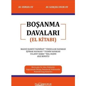 Boşanma Davaları El Kitabı Platon Hukuk