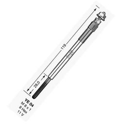 Bosch 0250204001 Kızdırma Bujisi