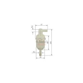 Bosch 0450904077 Mercedes Yakıt Ara Filtre