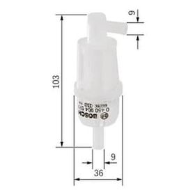 Bosch 0450904077 Mercedes Yakıt Ara Filtre