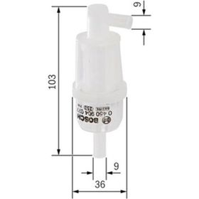 Bosch 0450904077 Mercedes Yakıt Ara Filtre