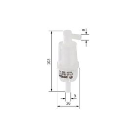 Bosch 0450904077 Mercedes Yakıt Ara Filtre