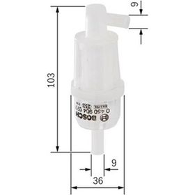 Bosch 0450904077 Mercedes Yakıt Ara Filtre