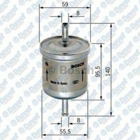 Bosch 0450905002 Volkswagen Peugeot Yakıt Filtresi