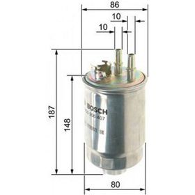 Bosch 0450906407 Connect 1.8 Di 02 75 Ps Focus 1.8 Di 99 04 75 90 Ps Yakıt Filtresi