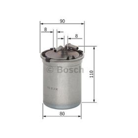 Bosch 0450906500 Skoda Rapid 1.6 TDI CAY Mazot Filtresi