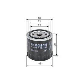 Bosch 0451103353 Yağ Filtresi