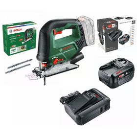 Bosch 0603013000 Advanced Saw 18V-140 Solo Dekupaj Testere + 1600A031 18 V 4 Ah Akü + Şarj Aleti