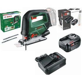 Bosch 0603013000 Advanced Saw 18V-140 Solo Dekupaj Testere + 1600A031 18 V 4 Ah Akü + Şarj Aleti