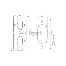 Bosch 0986424362 Ön Fren Balatası