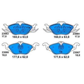 Bosch 0986424456 Ön Fren Balatası