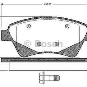 Bosch 0986424553 Arka Fren Balatası