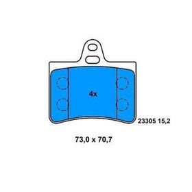 Bosch 0986424580 Arka Fren Balatası