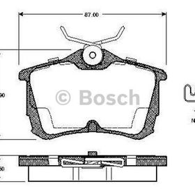 Bosch 0986424661 Arka Fren Balatası
