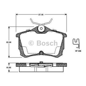 Bosch 0986424661 Arka Fren Balatası